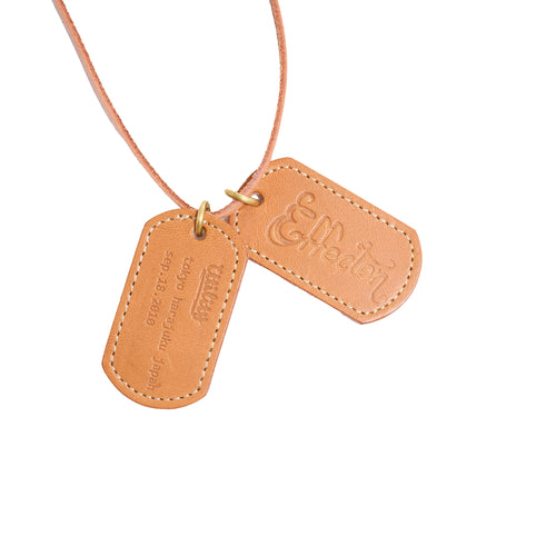 [2024 Summer] EFFECTEN / Utility Leather Dog Tag Necklace