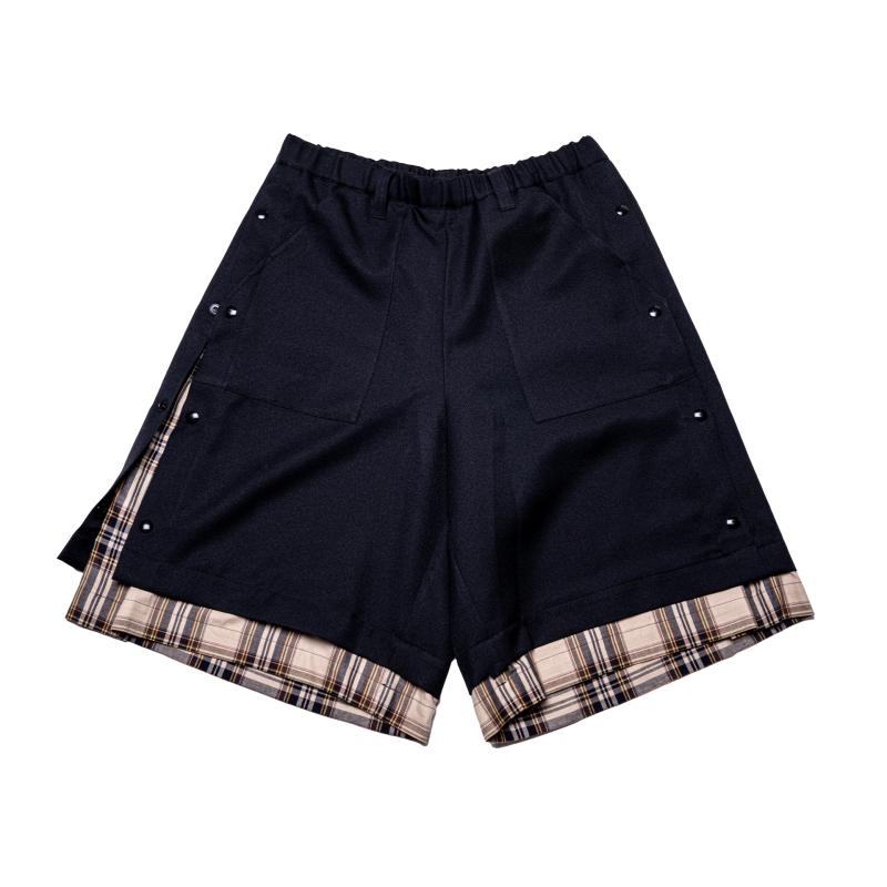 [22Summer] EFFECTEN(エフェクテン) layered short pants