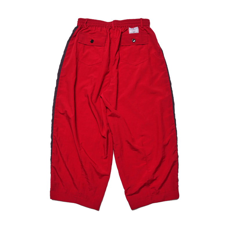 [2023 summer] EFFECTEN / komon line wide tapered nylon pants