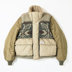 (Resale) elephant TRIBAL fabrics  / Hybrid Cowichan Blouson