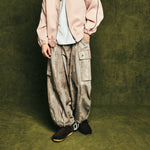 [2025 Spring] EFFECTEN / Twill Balloon Wide Cargo Pants