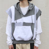 [2024 GW limited]U-BY EFFECTEN(ユーバイ エフェクテン) ×muku by SAICA patchwork sweat vest hoodie type2