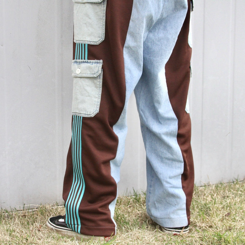 [2024 GW limited]U-BY EFFECTEN(ユーバイ エフェクテン) ×muku by SAICA docking track cargo pants type4