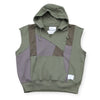 [2024 GW limited]U-BY EFFECTEN(ユーバイ エフェクテン) ×muku by SAICA patchwork sweat vest hoodie type3