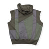 [2024 GW limited]U-BY EFFECTEN(ユーバイ エフェクテン) ×muku by SAICA patchwork sweat vest hoodie type4