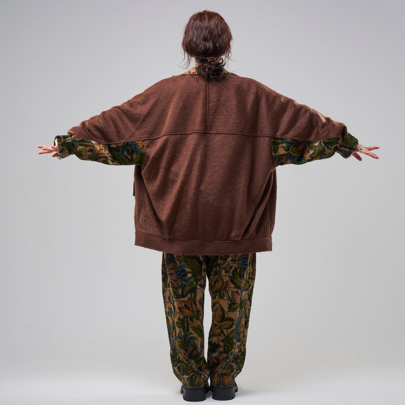 [2023aw] EFFECTEN / beaver knit hunting jacket