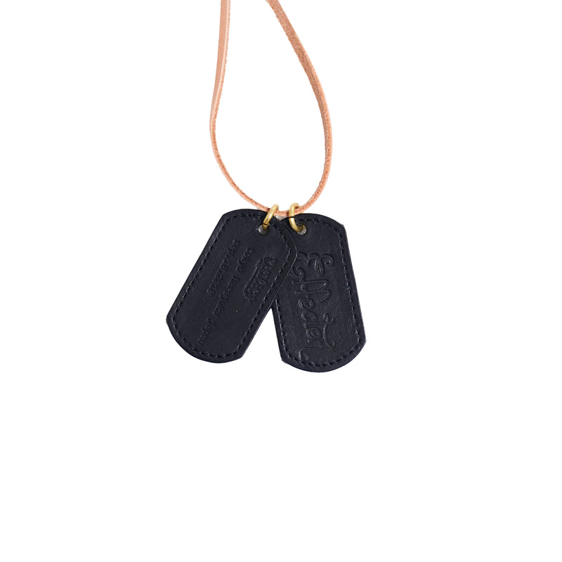 [2024 Summer] EFFECTEN / Utility Leather Dog Tag Necklace