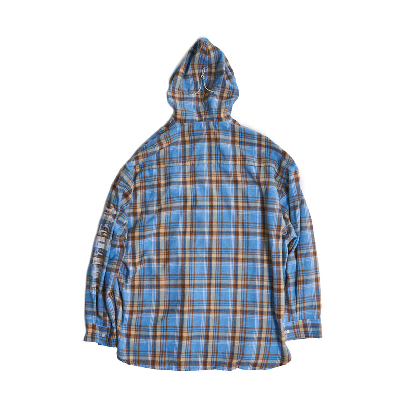 [2024Spring] EFFECTEN / Check shirts hoodie