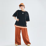 [2024 Summer] EFFECTEN / Center Seam Seed Stitch Pants