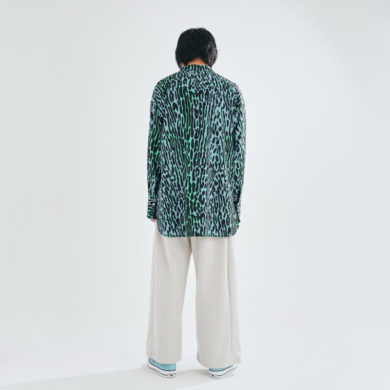 [2024 Summer] EFFECTEN / Leopard Piping Shirts