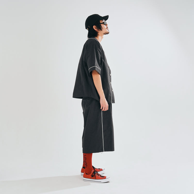 [2024 Summer] EFFECTEN / Graph Check Cropped Wide Pants