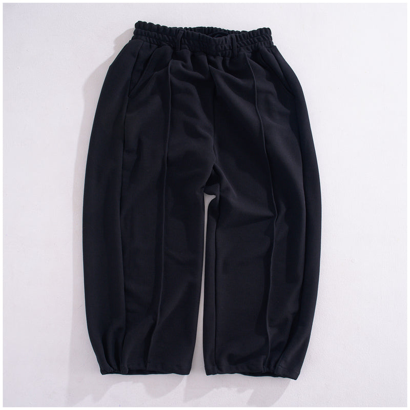 [2024 Summer] EFFECTEN / Center Seam Seed Stitch Pants