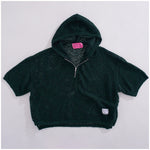 [2024 Summer] EFFECTEN / Slab Knit Half Zip Hoodie