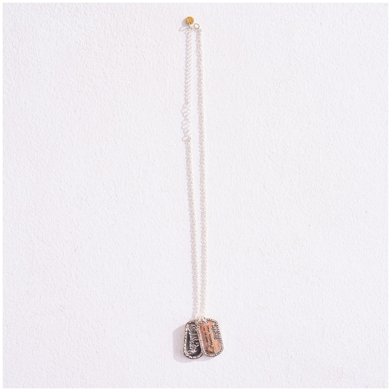 [2024 Summer] EFFECTEN / UTILITY Dogtag Chain Necklace