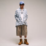 [2025 Spring] EFFECTEN / Twill Wide Cargo Short Pants