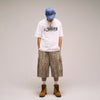 [2025 Spring] EFFECTEN / Twill Wide Cargo Short Pants