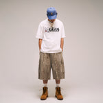 [2025 Spring] EFFECTEN / Twill Wide Cargo Short Pants