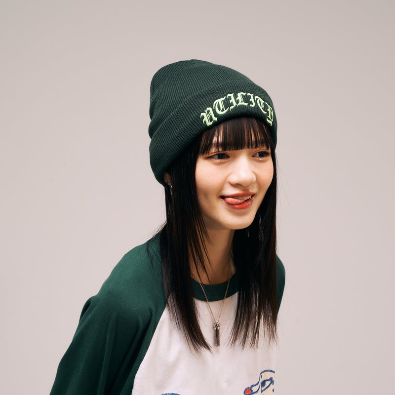 [2025 Spring] EFFECTEN / Utility Logo Knit Cap