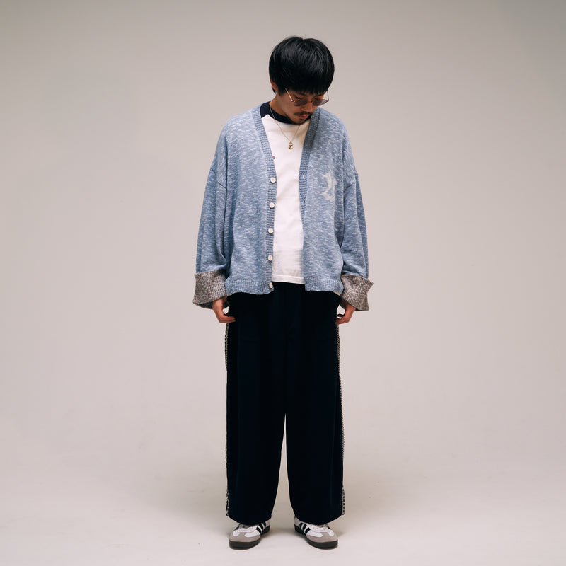 [2025 Spring] EFFECTEN / Volume Sleeve Slabknit Over Cardigan