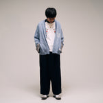 [2025 Spring] EFFECTEN / Volume Sleeve Slabknit Over Cardigan