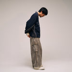 [2025 Spring] EFFECTEN / Twill Balloon Wide Cargo Pants