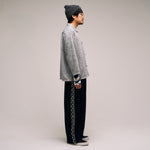 [2025 Spring] EFFECTEN / Flower Line Wide Tapered Pants