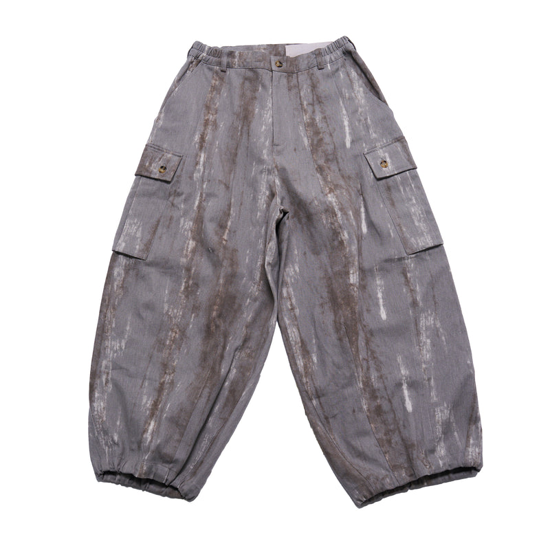 [2025 Spring] EFFECTEN / Twill Balloon Wide Cargo Pants