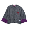 [2025 Spring] EFFECTEN / Volume Sleeve Slabknit Over Cardigan