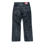 [2025 Spring] EFFECTEN / Rainbow Black Denim Pants