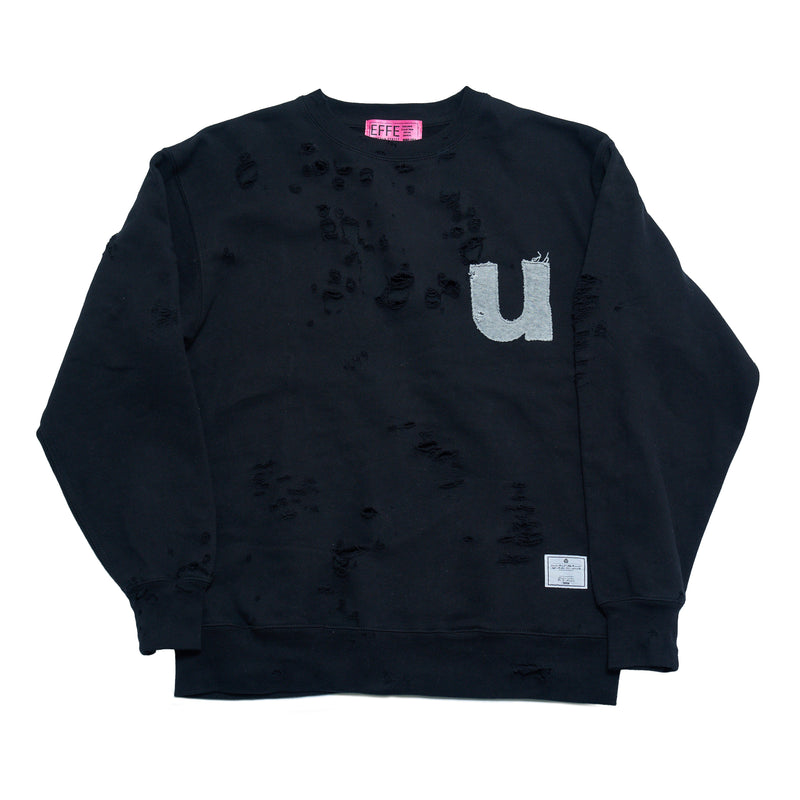 [2025 Spring] EFFECTEN / U Pacth Crust Sweat