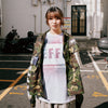 [YCF] EFFECTEN(エフェクテン) / Arm Shirring Camouflage Spray JKT(YCF25-04)