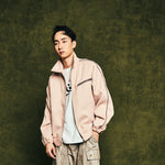 [2025 Spring] EFFECTEN / Faux Leather Zip Jacket