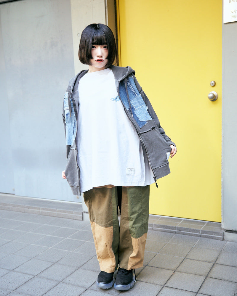 [2025新春limited]U-BY EFFECTEN(ユーバイ エフェクテン) ×muku by SAICA docking ballon pants type1