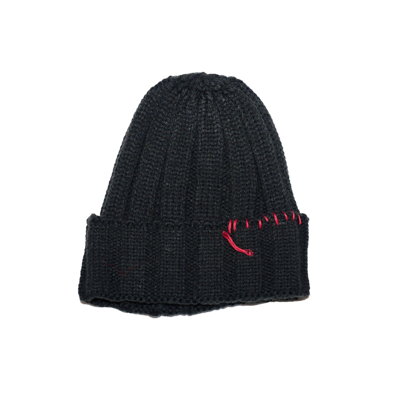 [YCF] EFFECTEN(エフェクテン) / Patch Stitch Knit Cap (YCF25-32)