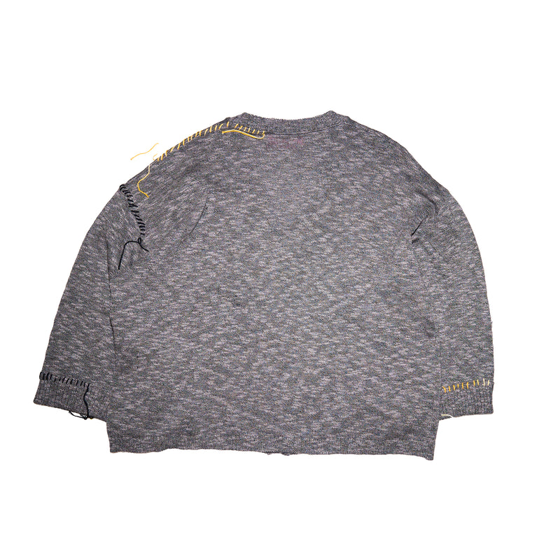 [YCF] EFFECTEN(エフェクテン) / Hand Stitch Volume Sleeve  Cardigan(YCF25-05,06)