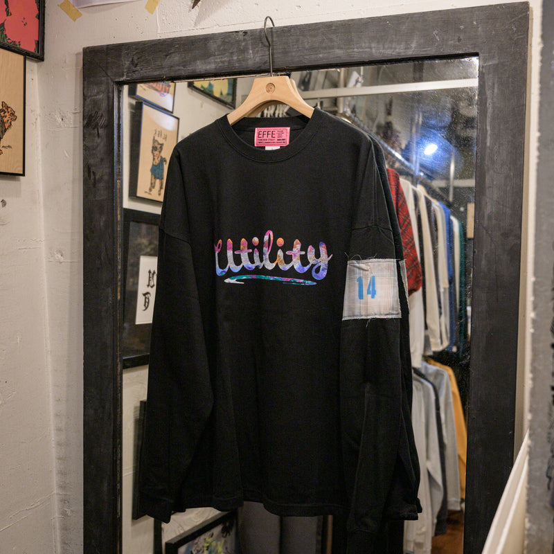 [14th limited item] EFFECTEN / Marble Print Utility Logo Tee "type 6"