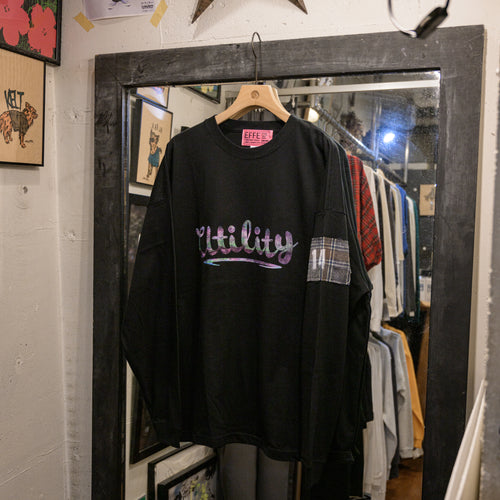 [14th limited item] EFFECTEN / Marble Print Utility Logo Tee "type 11"