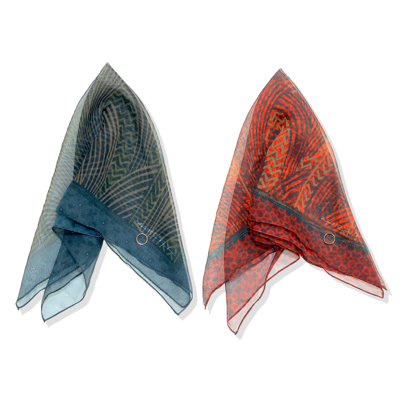 elephant TRIBAL fabrics  / "2025SS" See-through scarf