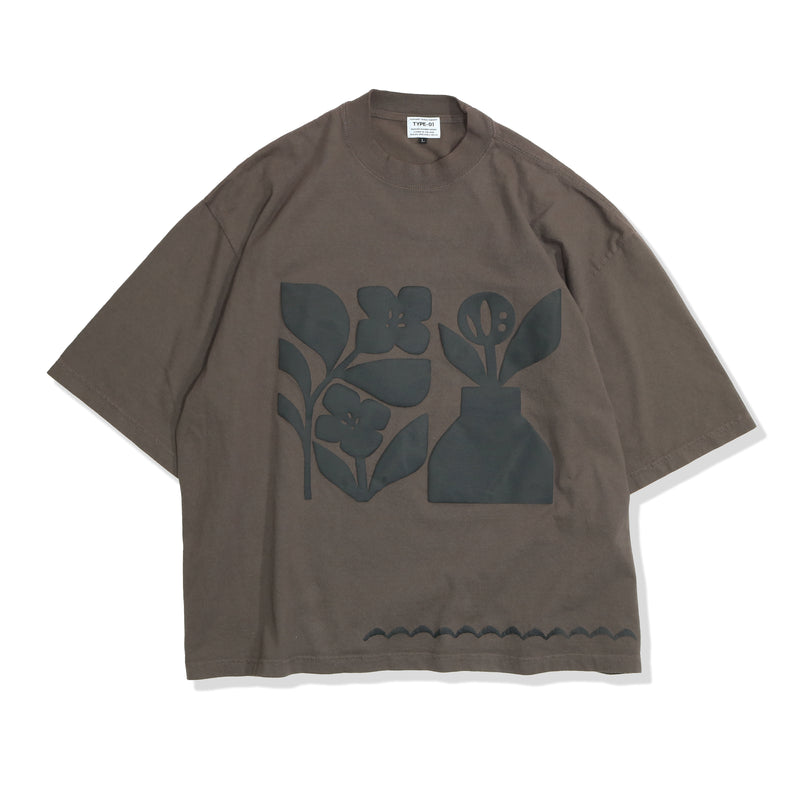 elephant TRIBAL fabrics  / "2025SS" 凸凹Flower T