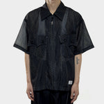 elephant TRIBAL fabrics  / "2025SS" NO A/C Zip Shirt