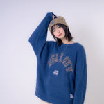 [2024 AW] EFFECTEN / Arch Logo Shaggy Knit