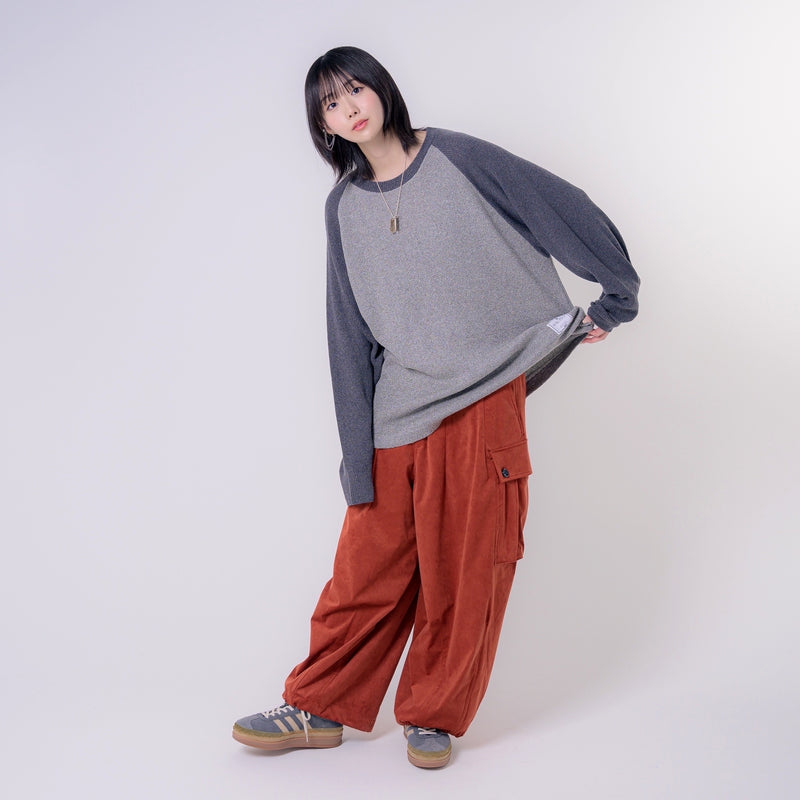 [2024 AW] EFFECTEN / Raglan Knit Pullover