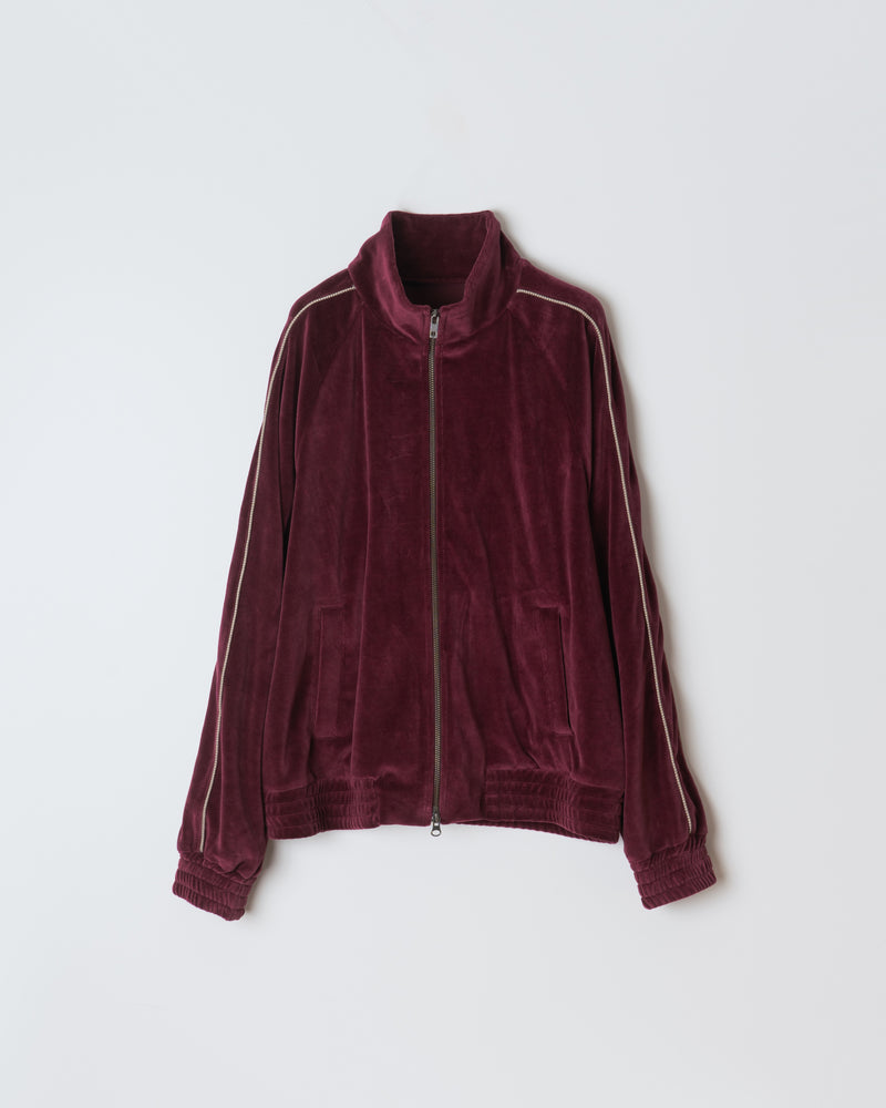 Name. / VELOUR TRACK JACKET