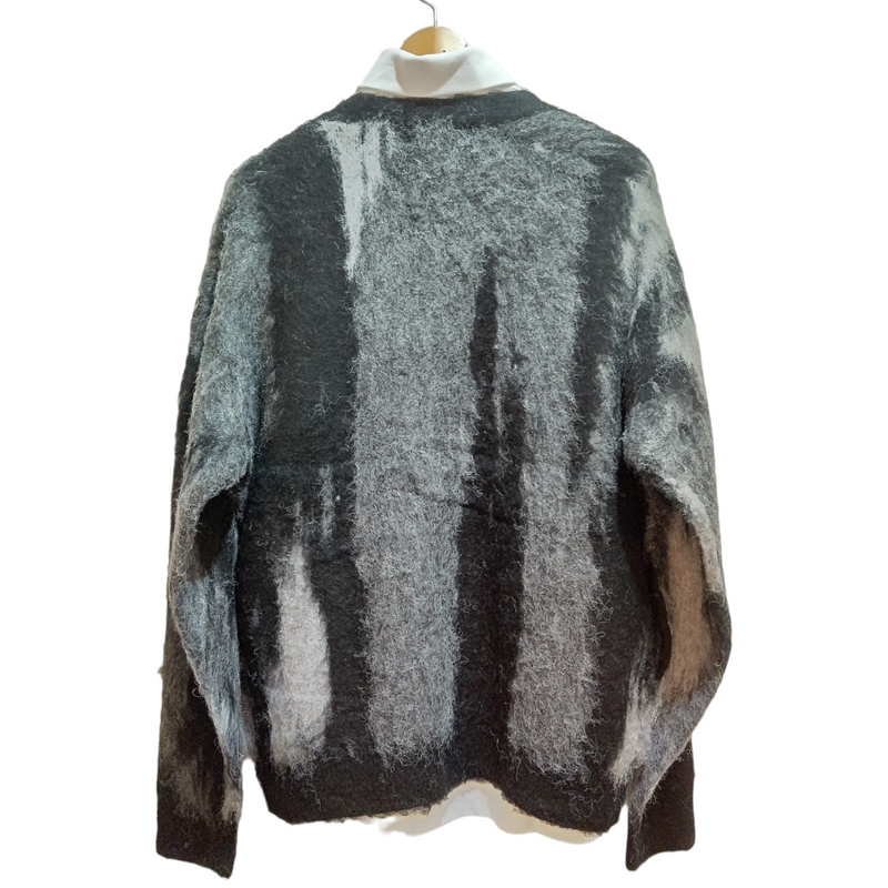 U-BY EFFECTEN (ユーバイエフェクテン) abstract mix knit cardigan