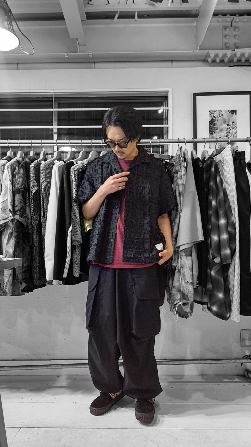 U-BY EFFECTEN (ユーバイエフェクテン) fringe square shirts