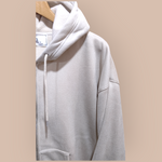 U-BY EFFECTEN (ユーバイエフェクテン) faux suede zip hoodie