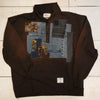 [2025新春limited]U-BY EFFECTEN(ユーバイ エフェクテン) ×muku by SAICA denim patchwork half zip sweat type1