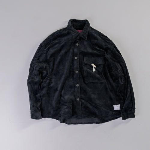 [2024 AW] EFFECTEN / Toggle Button Corduroy Shirts