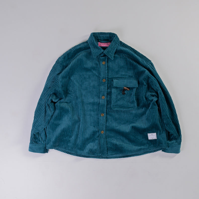 [2024 AW] EFFECTEN / Toggle Button Corduroy Shirts