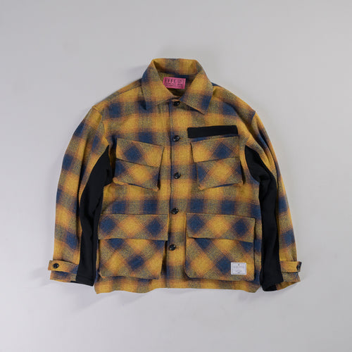 [2024 AW] EFFECTEN / Switching Check Field Jacket